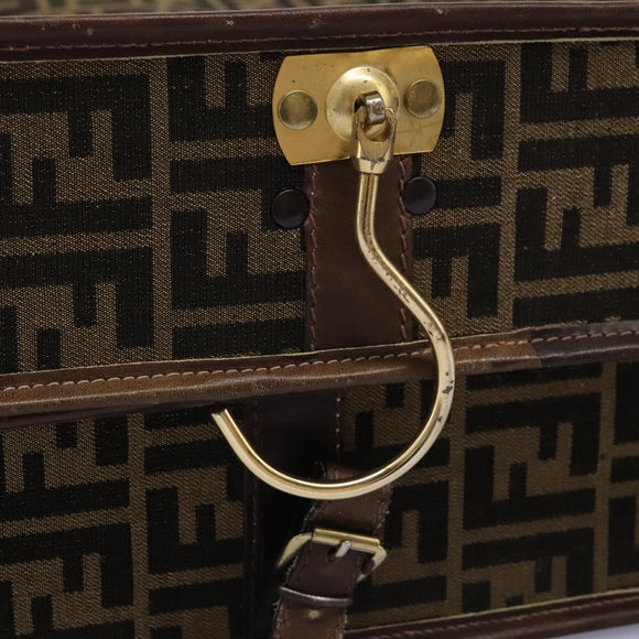 FENDI Zucca Canvas Garment Cover Brown Auth fm4432
