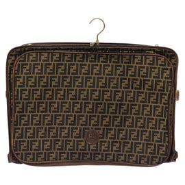 FENDI Zucca Canvas Garment Cover Brown Auth fm4432 - 0