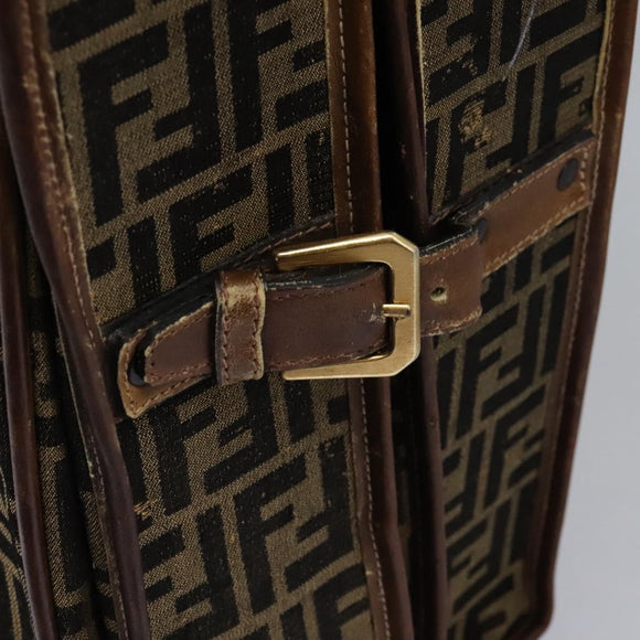 FENDI Zucca Canvas Garment Cover Brown Auth fm4432