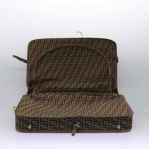 FENDI Zucca Canvas Garment Cover Brown Auth fm4432