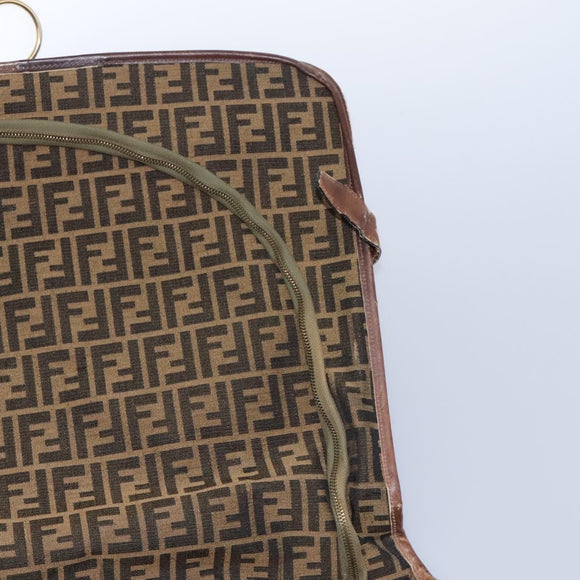 FENDI Zucca Canvas Garment Cover Brown Auth fm4432
