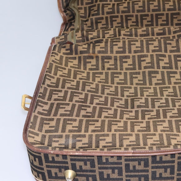 FENDI Zucca Canvas Garment Cover Brown Auth fm4432