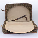 FENDI Zucca Canvas Garment Cover Brown Auth fm4432-10
