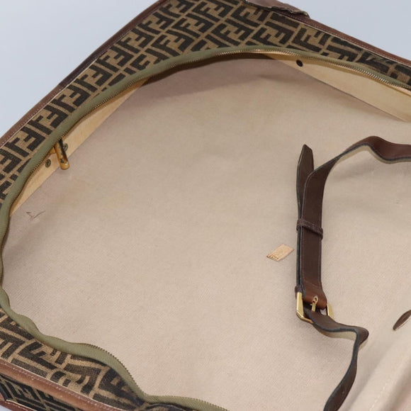 FENDI Zucca Canvas Garment Cover Brown Auth fm4432