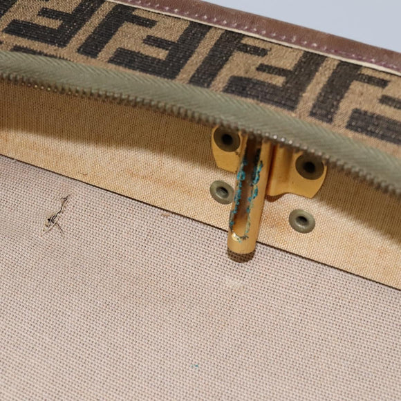 FENDI Zucca Canvas Garment Cover Brown Auth fm4432