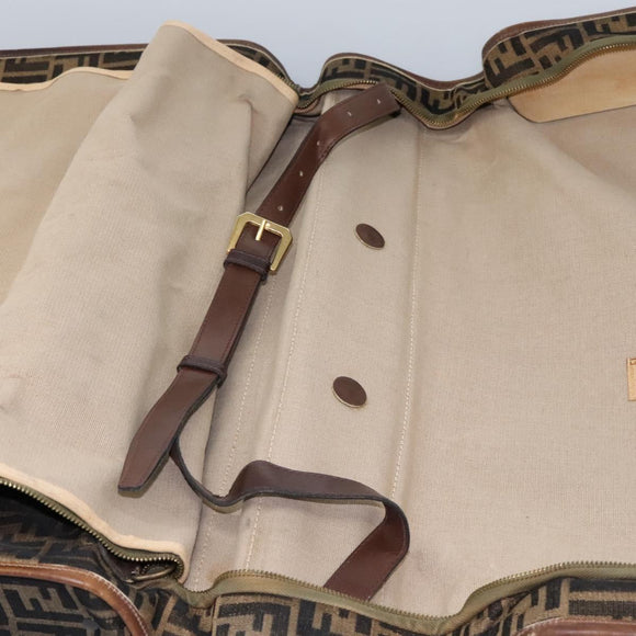 FENDI Zucca Canvas Garment Cover Brown Auth fm4432