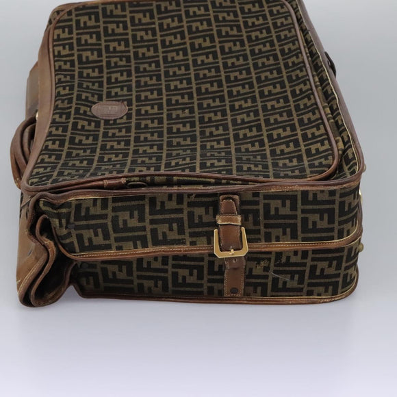FENDI Zucca Canvas Garment Cover Brown Auth fm4432