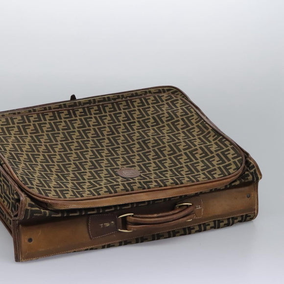 FENDI Zucca Canvas Garment Cover Brown Auth fm4432