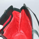 CELINE Shoulder Bag Leather Green Gold Auth fm4450-19