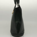 CELINE Shoulder Bag Leather Green Gold Auth fm4450-3