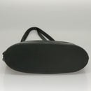 CELINE Shoulder Bag Leather Green Gold Auth fm4450-5