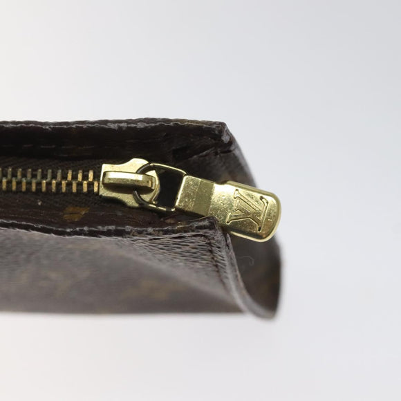 LOUIS VUITTON Monogram Bucket PM Accessory Pouch LV Auth fm4455