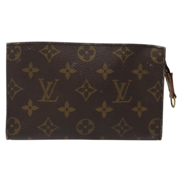 LOUIS VUITTON Monogram Bucket PM Accessory Pouch LV Auth fm4455