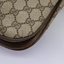 GUCCI GG Supreme Shoulder Bag PVC Beige Gold 72.02.059 Auth fm4459-12