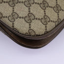 GUCCI GG Supreme Shoulder Bag PVC Beige Gold 72.02.059 Auth fm4459-13