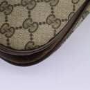 GUCCI GG Supreme Shoulder Bag PVC Beige Gold 72.02.059 Auth fm4459-14