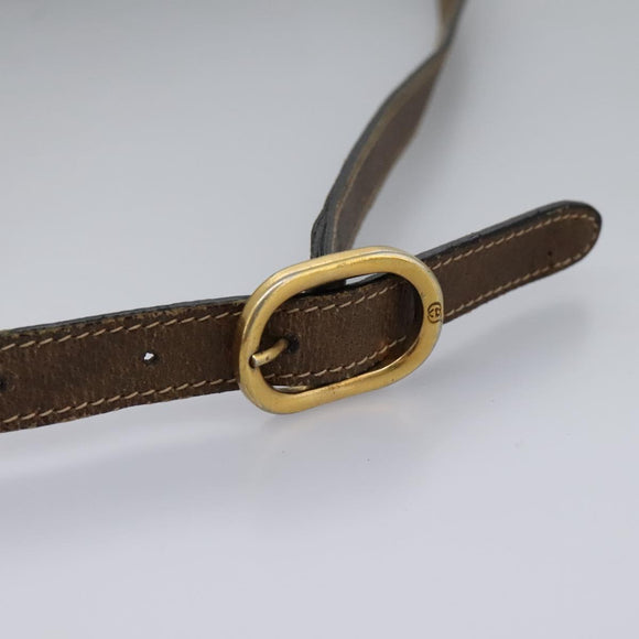 GUCCI GG Supreme Shoulder Bag PVC Beige Gold 72.02.059 Auth fm4459