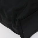 Christian Dior Tote Bag Nylon Black Silver Auth fm4460-15