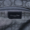 Christian Dior Tote Bag Nylon Black Silver Auth fm4460-19