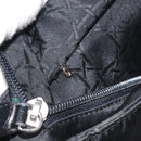 Christian Dior Tote Bag Nylon Black Silver Auth fm4460-11