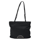 Christian Dior Tote Bag Nylon Black Silver Auth fm4460-13