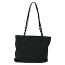 Christian Dior Tote Bag Nylon Black Silver Auth fm4460-2