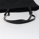 Christian Dior Tote Bag Nylon Black Silver Auth fm4460-7