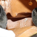 GUCCI Shoulder Bag Patent leather Brown Gold 003 3444 0027 Auth fm4465-10