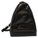 GUCCI Shoulder Bag Patent leather Brown Gold 003 3444 0027 Auth fm4465-13