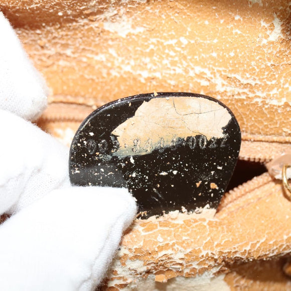 GUCCI Shoulder Bag Patent leather Brown Gold 003 3444 0027 Auth fm4465