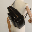 GUCCI Shoulder Bag Patent leather Brown Gold 003 3444 0027 Auth fm4465-21