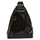 GUCCI Shoulder Bag Patent leather Brown Gold 003 3444 0027 Auth fm4465-2