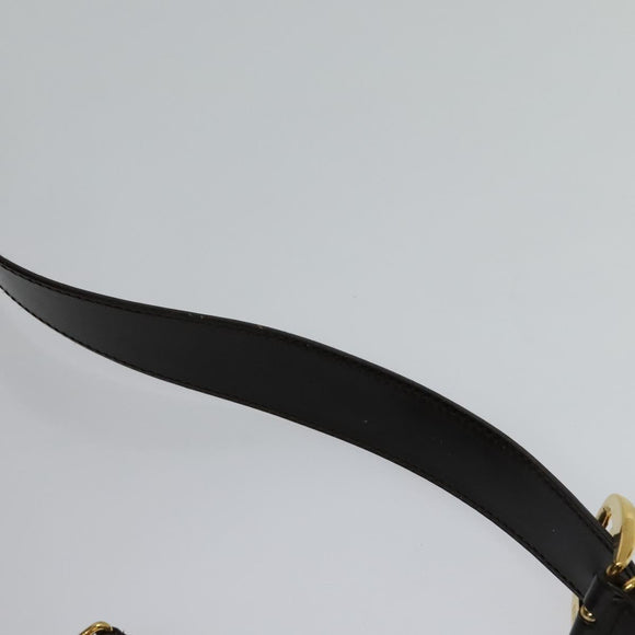 GUCCI Shoulder Bag Patent leather Brown Gold 003 3444 0027 Auth fm4465