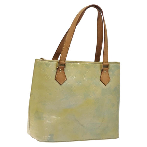 LOUIS VUITTON Monogram Vernis Houston Hand Bag Lavande M91218 LV Auth fm4471