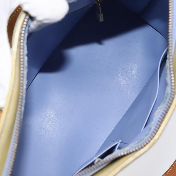 LOUIS VUITTON Monogram Vernis Houston Hand Bag Lavande M91218 LV Auth fm4471