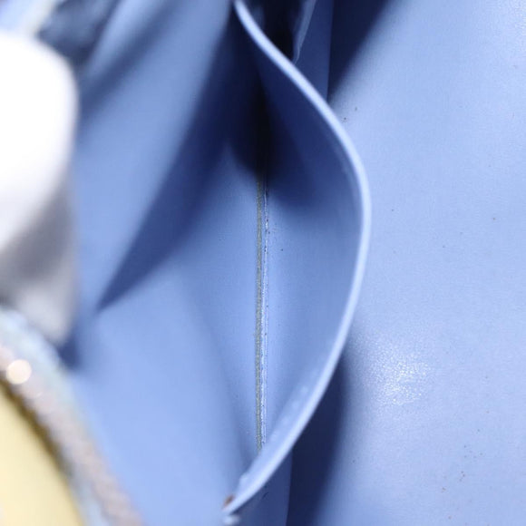 LOUIS VUITTON Monogram Vernis Houston Hand Bag Lavande M91218 LV Auth fm4471