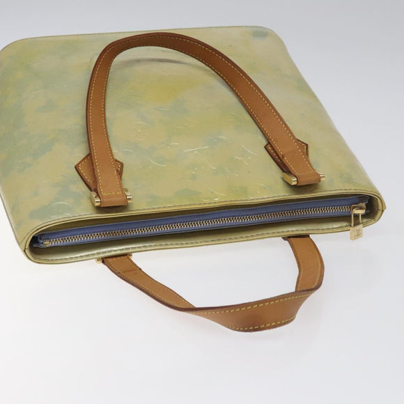 LOUIS VUITTON Monogram Vernis Houston Hand Bag Lavande M91218 LV Auth fm4471