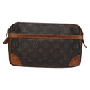 LOUIS VUITTON Monogram Compiegne 28 Clutch Bag M51845 LV Auth fm4473-13