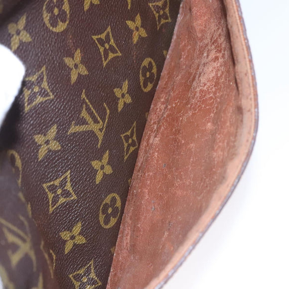 LOUIS VUITTON Monogram Compiegne 28 Clutch Bag M51845 LV Auth fm4473