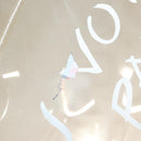 HERMES Vinyl Kelly Hand Bag Vinyl Clear Auth fm4479-15