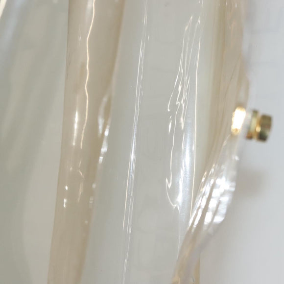 HERMES Vinyl Kelly Hand Bag Vinyl Clear Auth fm4479