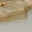 HERMES Vinyl Kelly Hand Bag Vinyl Clear Auth fm4479-7