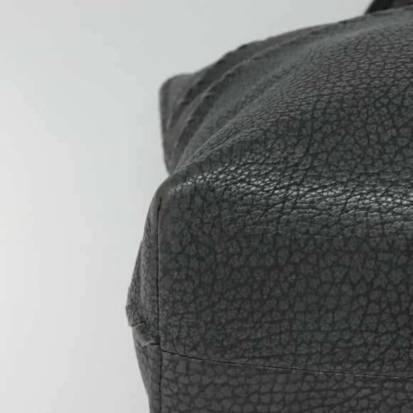 BOTTEGA VENETA Tote Bag Leather Gray 222336 Auth fm4480