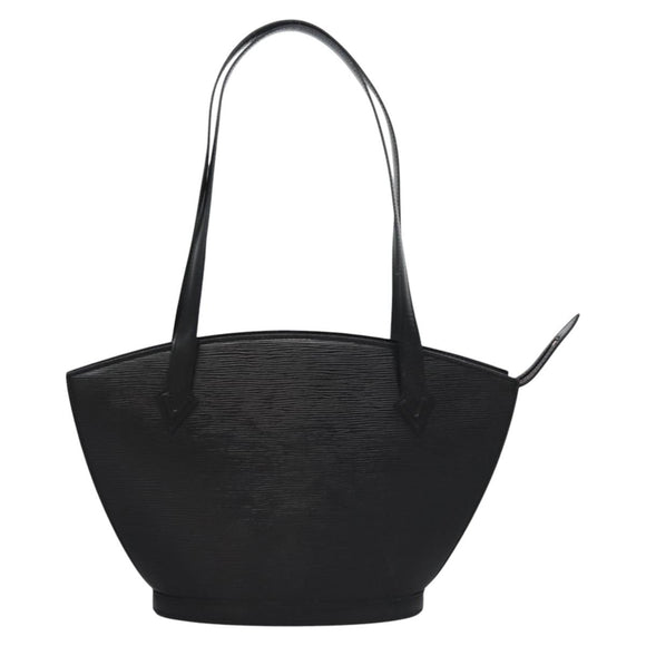 LOUIS VUITTON Epi Saint Jacques Powanie Long Bag Black M52332 LV Auth fm4493