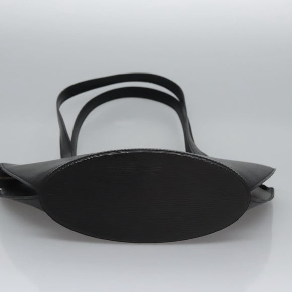 LOUIS VUITTON Epi Saint Jacques Powanie Long Bag Black M52332 LV Auth fm4493