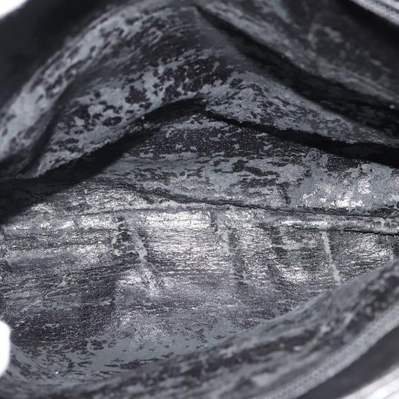 GUCCI Hand Bag Leather Black Auth fm4522