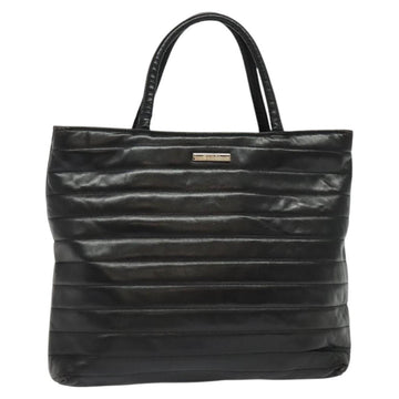 GUCCI Hand Bag Leather Black Auth fm4522 - 0