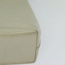 GUCCI Bamboo Shoulder Bag Patent leather Beige 001 2058 3007 Auth fm4523-13