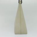 GUCCI Bamboo Shoulder Bag Patent leather Beige 001 2058 3007 Auth fm4523-5