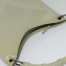 GUCCI Bamboo Shoulder Bag Patent leather Beige 001 2058 3007 Auth fm4523-6